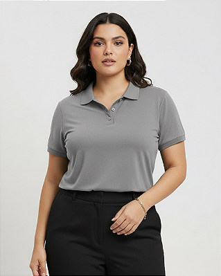Blusa com Gola Estilo Polo - Ref 67.36
