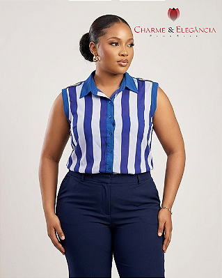 Camisa Listrada - Ref 54.22