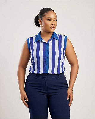 Camisa Listrada - Ref 54.22