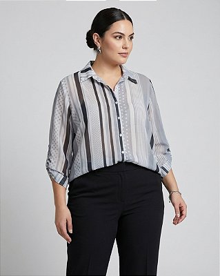 Camisa Listrada - Ref 54.22