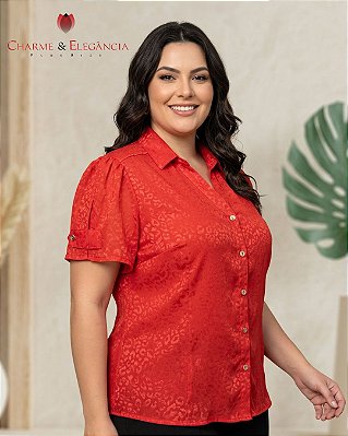 Camisa Feminina em Chiffon - Ref 52.45