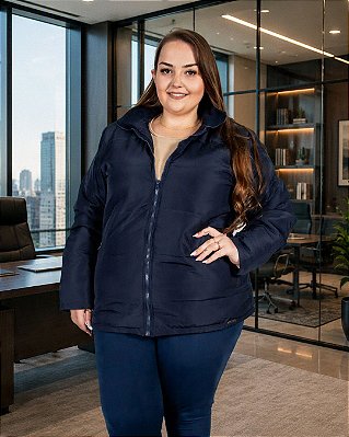 Jaqueta Feminina de Tecido Corta Vento e Forrada com Fibra - Ref 77.409