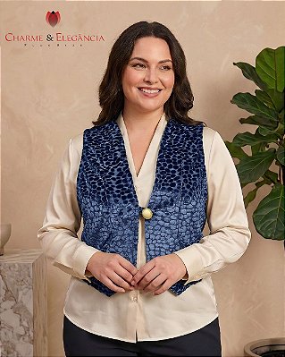 Colete Feminino Veludo - Ref 43.69