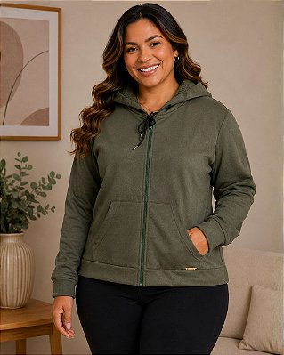Jaqueta Feminina De Malha Suede Dublada - Ref 75.426