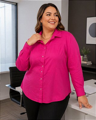 Camisa Feminina Tradicional de Viscolinho - Ref 73.203