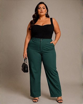 Calça Feminina de Tecido Alfaiataria Spada com Bolso Faca - Ref 74.133