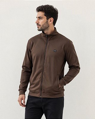 Jaqueta Masculina de Malha Double com Gola Olímpica - Ref 38.414