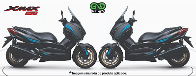 Kit Adesivos Yamaha Xmax 250 Carenagens Faixas