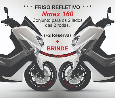 Friso Refletivo Rodas Nmax 160 Modelo 2