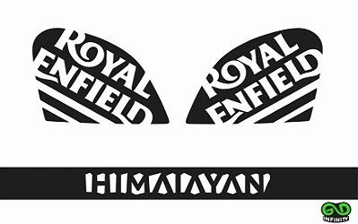 Adesivo Tanque Himalayan Royal Enfield Modelo 2