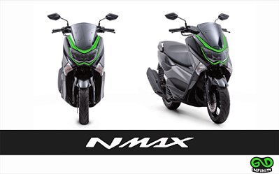 Kit Adesivos Máscara de Farol + Cobertura Inferior Bolha YAMAHA Nmax 160