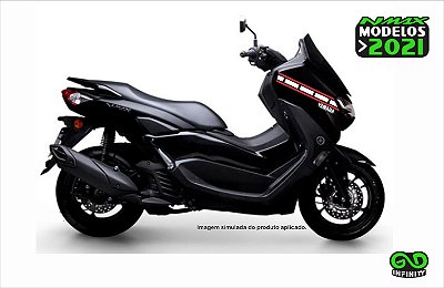 Kit Adesivos Nmax 2021 Faixa Comemorativa Farol (Duas Cores)