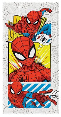 Toalha Felpuda Banho Spider Man 60 x 1,20 m
