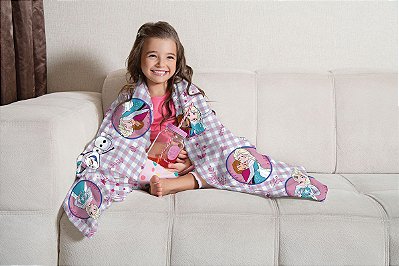 Manta Fleece Infantil Sofá Frozen Lepper 1,25 x 1,50 m