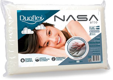 Travesseiro Nasa Alto Duoflex
