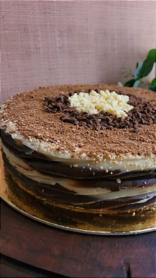 Torta - Palha Italiana Chocolate e Ninho