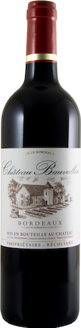 chateau bauvallon AOC Bordeaux - vinho tinto - Corte