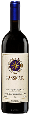 Sassicaia - vinho tinto - Corte (Cabernet Sauvignon / Cabernet Franc)