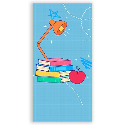 Faixa Lateral - Volta as Aulas - Sublimado 3D