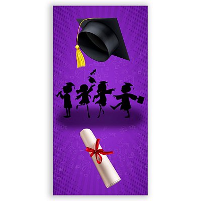 Capa Faixa Lateral Sublimado - Formatura Infantil