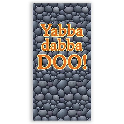 Faixa Lateral - Os Flinstones - Sublimado 3D