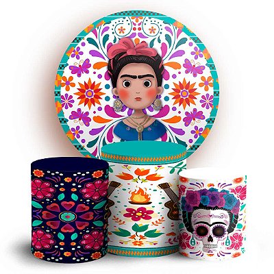 KIT Redondo e Trio - Frida - Sublimado 3D