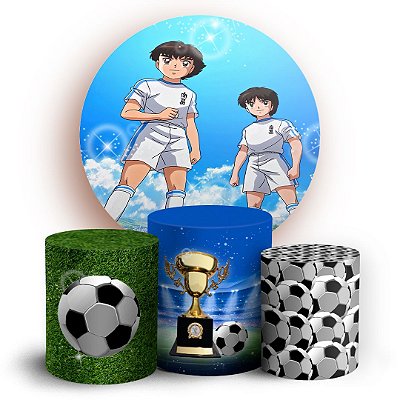KIT Redondo e Trio - Capitão Tsubasa Futebol - Sublimado 3D