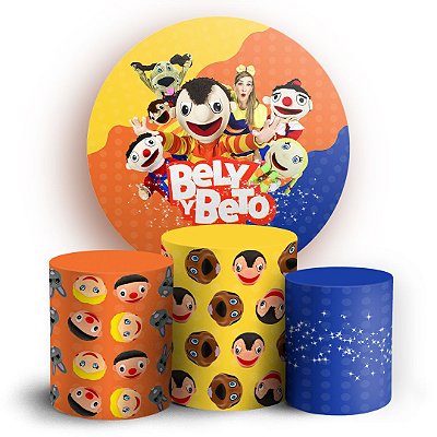 KIT Redondo e Trio - Bely e Beto  - Sublimado 3D
