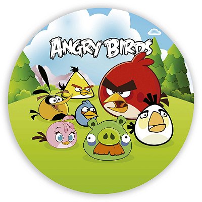 Painel Redondo - Angry Bis - Sublimado 3D