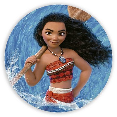 Painel Redondo - Moana Adulta - Sublimado 3D