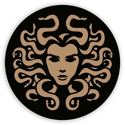 Painel Redondo - Medusa - Sublimado 3D