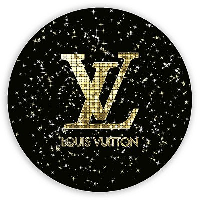 Painel Redondo - Louis Vuitton - Sublimado 3D