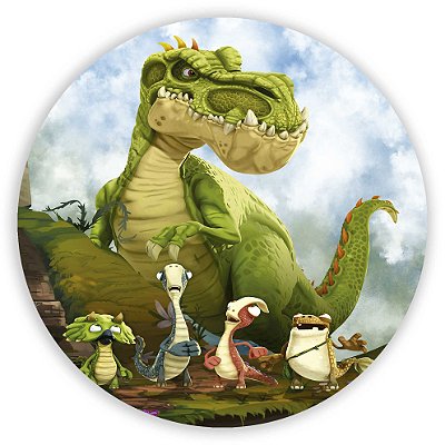 Painel Redondo - Gigantossauro - Sublimado 3D