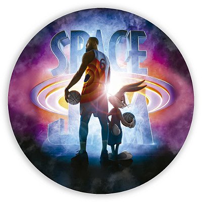 Painel Redondo - Space Jam - Sublimado 3D