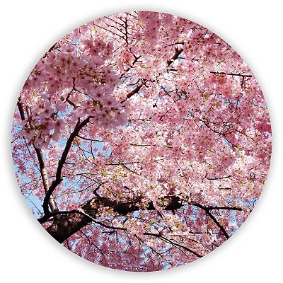 Painel Redondo - Arvore Cerejeira - Sublimado 3D
