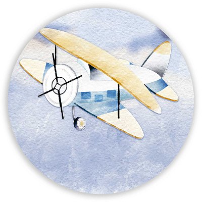 Painel Redondo - Aviao - Sublimado 3D
