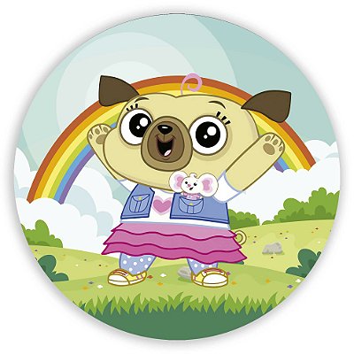 Painel Redondo - Chip Potato - Sublimado 3D