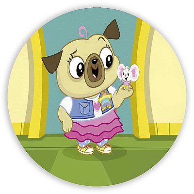 Painel Redondo - Chip Potato - Sublimado 3D