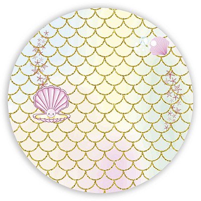 Painel Redondo - Concha - Sublimado 3D