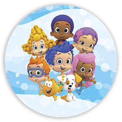 Painel Redondo - Bubble Guppies  - Sublimado 3D