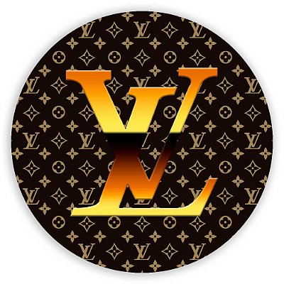 Painel Redondo - Louis Vuitton - Sublimado 3D