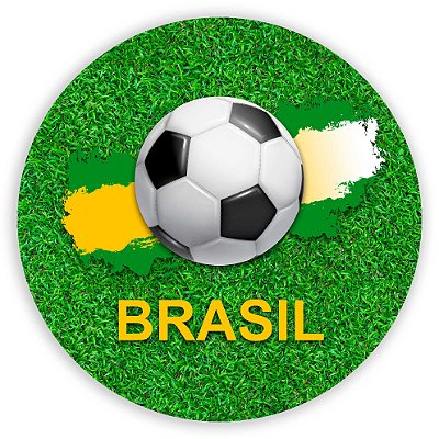 Capa Painel Redondo Sublimado - Brasil