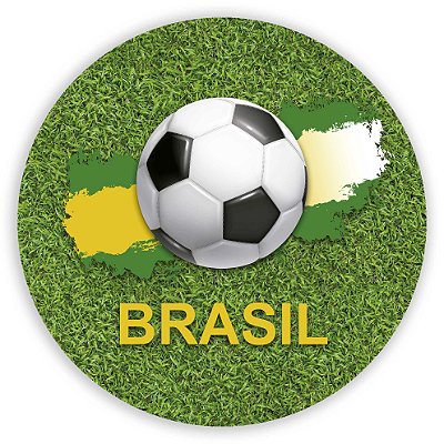 Capa Painel Redondo Sublimado - Brasil