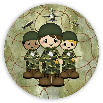 Mini Painel - Exército - Sublimado 3D