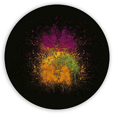 Mini Painel - Explosão de Pó Colorido - Sublimado 3D