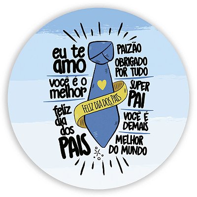 Mini Painel - Dia dos Pais - Sublimado 3D