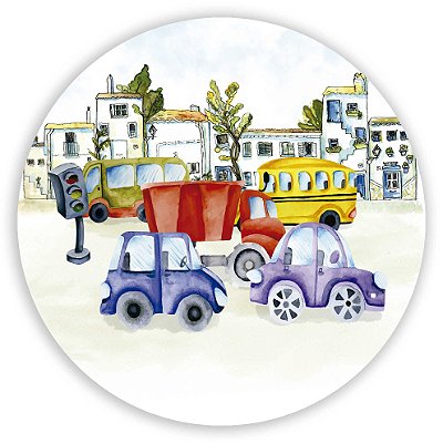 Mini Painel - Carrinhos - Sublimado 3D