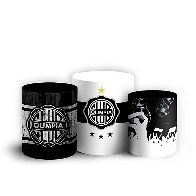 Trio Cilindro - Olimpia Club - Sublimado 3D + Elástico
