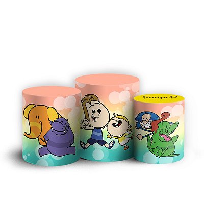 Trio Cilindro - Jacarelvis - Sublimado 3D + Elástico