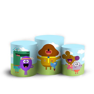Trio Cilindro -  Hey Duggee - Sublimado 3D + Elástico